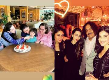 Karisma Kapoor’s 45th birthday celebration included pool time, lunch with friends & a lot of cake