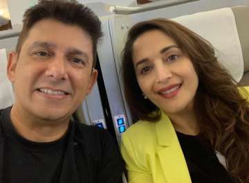 Madhuri Dixit flies away to Rome with husband Sriram Nene and kids Arin, Rayaan