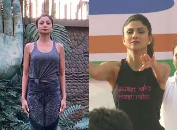 International Yoga Day 2019: Shilpa Shetty performs yoga at Gateway Of India, Mumbai