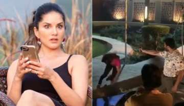 Sunny Leone's latest prank on the sets left everyone in horror, watch video