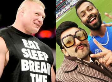 Ranveer Singh gets a warning by WWE wrestler Brock Lesnar's advocate for THIS reason