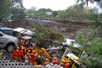 NDRF team during the rescue operation
