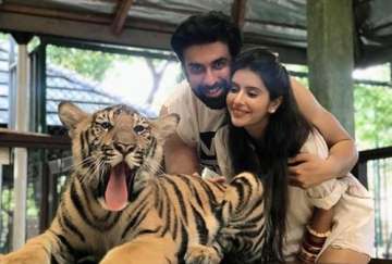 Charu Asopa and Rajeev Sen