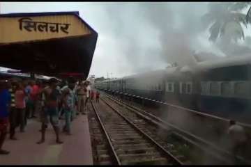 Silchar-Trivandrum Express gutted in Silchar