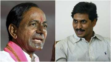 Telangana Chief Minister K. Chandrasekhar Rao and Andhra Pradesh CM Y.S. Jagan Mohan Reddy 