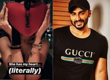 Arjun Kapoor claims girlfriend Malaika Arora has his heart and this picture is proof