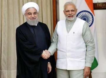 PM  Modi with Iran President Prez Rouhani representational image 