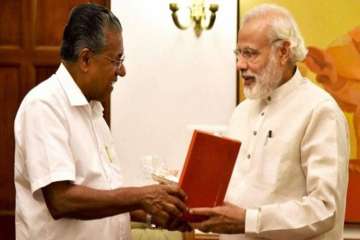 Kerala Chief Minister Pinarayi Vijayan and Prime Minister Narendra Modi