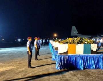AN-32 crash: Mortal remains of 13 air-warriors reach Jorhat
?