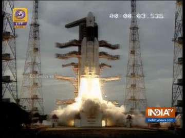 VIDEO: Historic moment when Chandrayaan-2 lifts off from Sriharikota