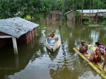 The floods in Assam have caused havoc in the state 