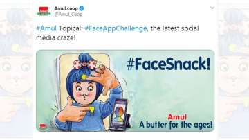 Amul takes up viral #FaceAppChallenge, netizens say it's utterly butterly adorable. Check it out