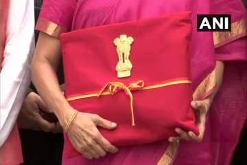 Posing for the shutterbugs with the Budget briefcase is a peculiar ritual that takes place right outside the Parliament on the Budget day.