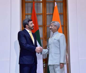 S Jaishankar holds talks with UAE Foreign Minister Sheikh Abdullah