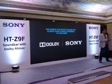  Sony launched its new soundbar, HT-Z9F supported by Dolby Atmos technology.