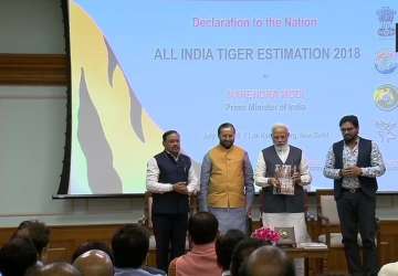 PM Modi releases?All India Tiger Estimation 2018 on International Tiger Day