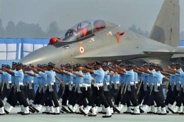 AOC-in-C, Western Air Command, reviews security setup of IAF station in Jammu
