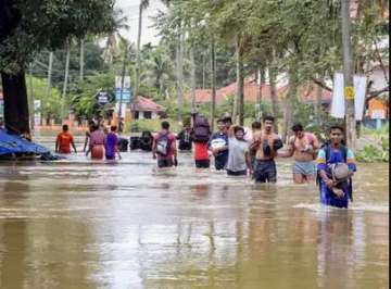 Two school children swept off in flood
Representational image