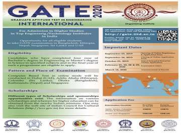 GATE 2020 information brochure released: All you need to know about the exam