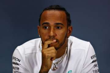 File image of Lewis Hamilton