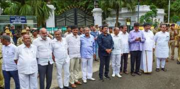 Karnataka minister and Independent MLA H Nagesh resigned and withdrew support to the H D Kumaraswamy