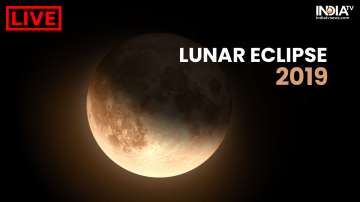 partial lunar eclipse 2019,  Lunar eclipse live stream, Lunar Eclipse 2019 Today India Timing