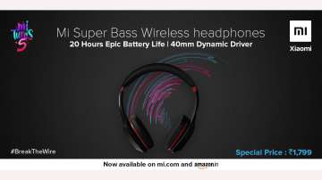 Xiaomi's Mi superbass wireless headphones launched