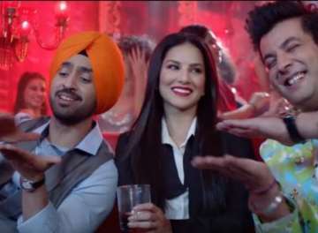 Sunny Leone, Diljit Dosanjh’s song Crazy Habibi Vs Decent Munda from Arjun Patiala is the latest par