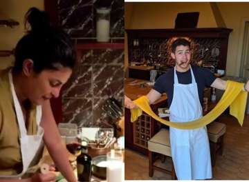 Priyanka Chopra and Nick Jonas’ date night involves pasta cooking class