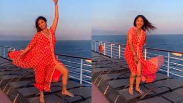 Shilpa Shetty has recently shared a video on her Instagram Shilpa Shetty enjoying her time on a crui