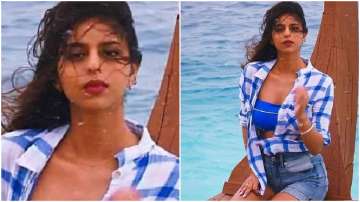 Shah Rukh Khan's daughter Suhana brings on beach swag, see viral picture from her Maldives vacation