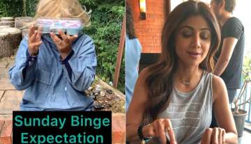 Shilpa Shetty's Sunday binge taken over by husband Raj Kundra in the most hilarious manner