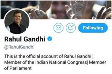  Rahul Gandhi Twitter Handle Bio Changed
