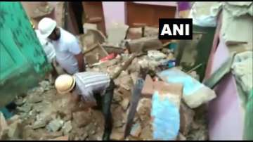 Rajasthan: Part of building collapses after rains in Jodhpur, rescue underway