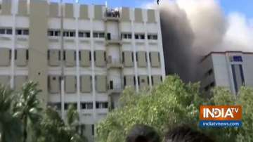 Breaking: Massive fire breaks out at MTNL building in Mumbai's Bandra, over 100 stranded?