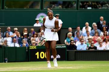 Chasing an 8th Wimbledon title, Serena Williams beats Alison Riske to reach semifinals