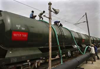 Train brings water to parched Chennai.? India's motor city is today surviving on the water brought by these trains.