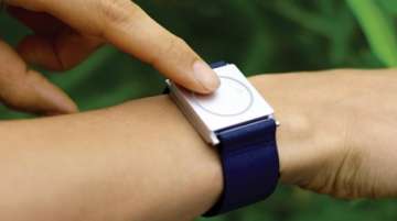 Two IIT students have developed an easy-to-wear wrist band that monitors the water level in the huma