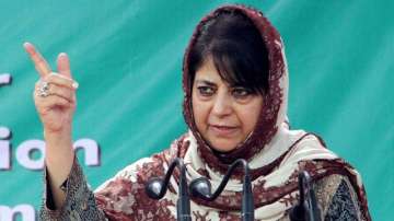 Mehbooba Mufti using terror language; should be booked for under anti-terror law: Shiv Sena