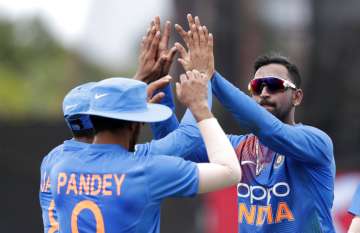 2nd T20I: Rohit, Krunal shine as India beat West Indies by 22 runs via DLS method