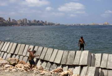 Rising seas threaten Egypt's fabled port city of Alexandria