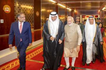 PM Modi to be conferred highest civilian award by UAE, stresses on strenghtening bilateral ties
