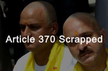 Kashmiri Pandits hail axing of Article 370