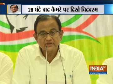 P Chidambaram Press Conference