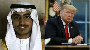 Hamza bin Laden and US President Donald Trump