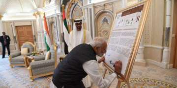 PM Modi releases Mahatma Gandhi stamps to mark 'Year of Tolerance' in UAE