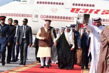 PM Modi holds talks with his Bahraini counterpart King Hamad bin Isa 