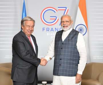 PM Modi holds productive discussions with UN chief Antonio Guterres