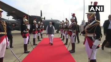 PM Modi arrives in Biarritz for G7Summit