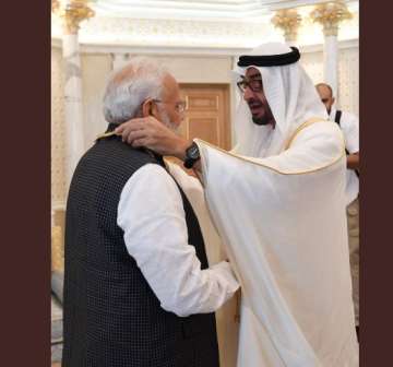 UAE honours PM Narendra Modi with highest civilian award 'Order of Zayed'
